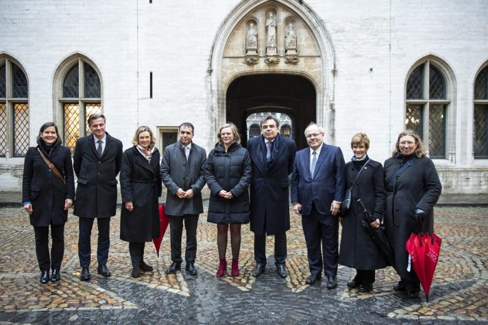 Participation de Margaritis Schinas, Vice-President of the European Commission, to the event 'Iwalk Belgium – Hidden Children, survivors of the Holocaust in Belgium'