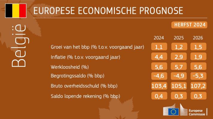 Economic forecasts Belgium Fall 2024