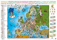 Grande carte de l'Europe - "Unie dans la diversité"