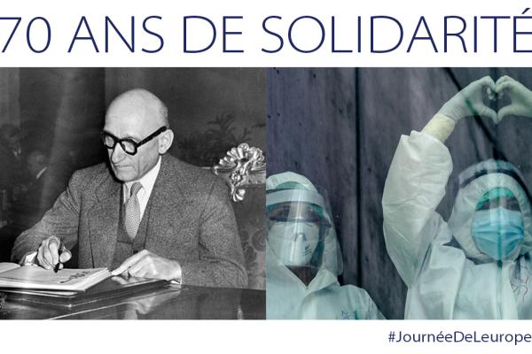 70 ans de solidarité - Journée de l'Europe